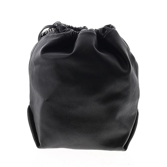 Yves Saint Laurent Black Leather Teddy Bucket Bag W Interior Snap Pouch W COA - Picture 11 of 13